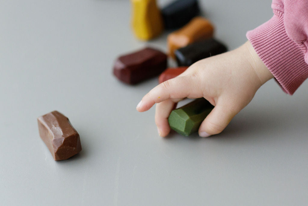 Natural Wax Crayon - Set of 8